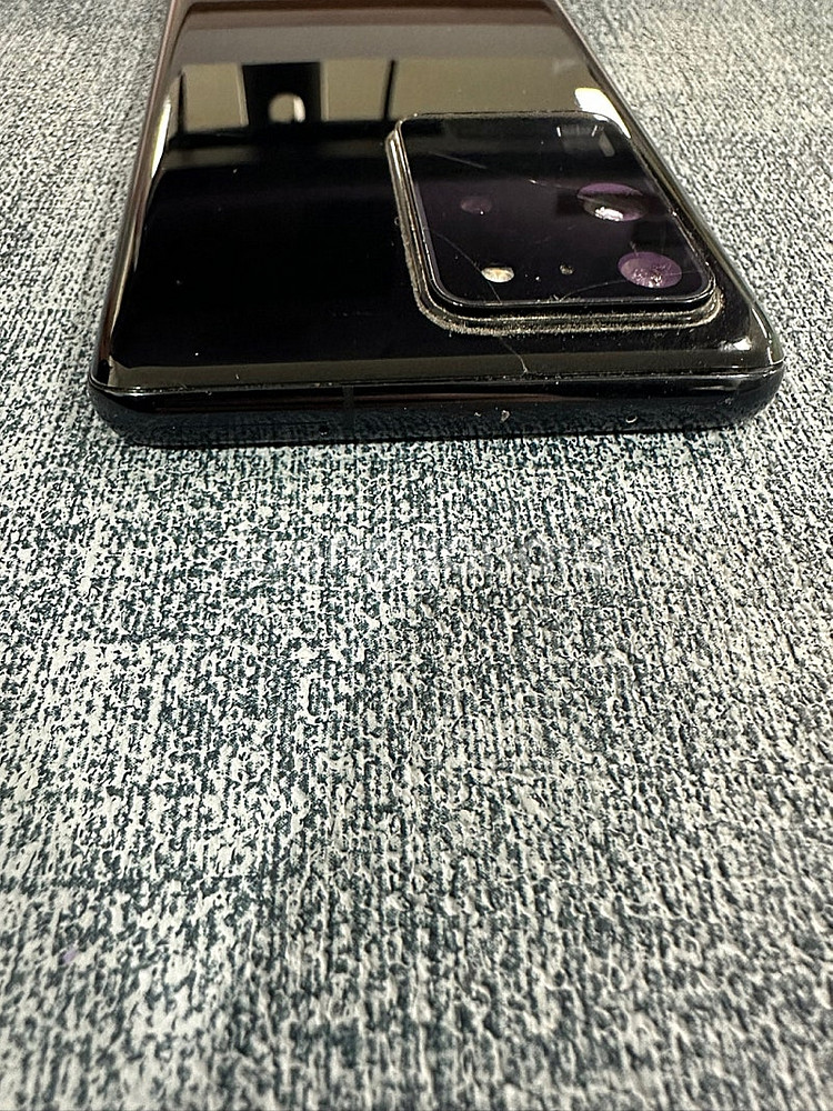 (게임용 서브용) 갤럭시S20울트라 256G 블랙 파손...--5