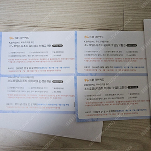 로블 오션월드 입장권 총 4매