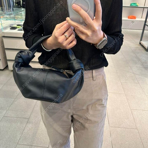 보테가 베네타 더블조디백 미니 블랙