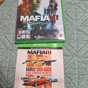 (가격내림)xboxone 마피아3 정발판 한글자막 코드미사용 상태S급 싸게 팝니다.