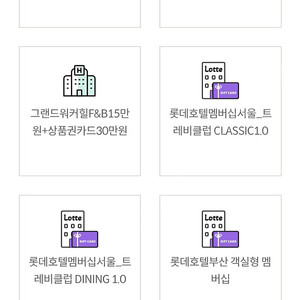 롯데호텔 트레비클럽 다이닝1.0 양도