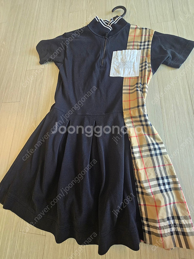 버버리키즈 반팔원피스--0
