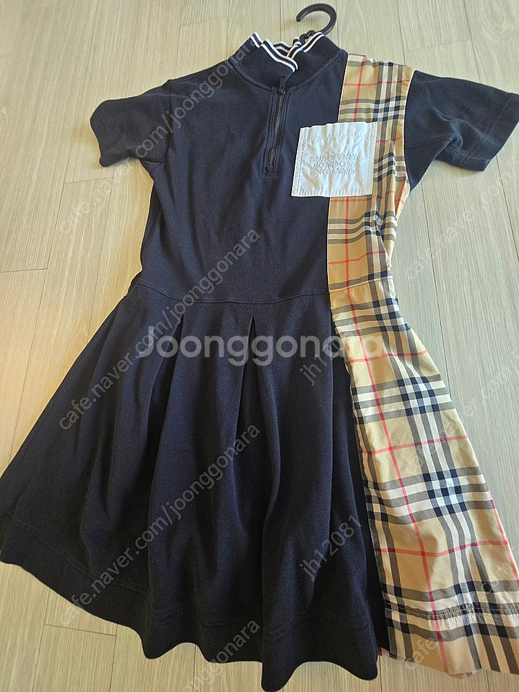 버버리키즈 반팔원피스--1