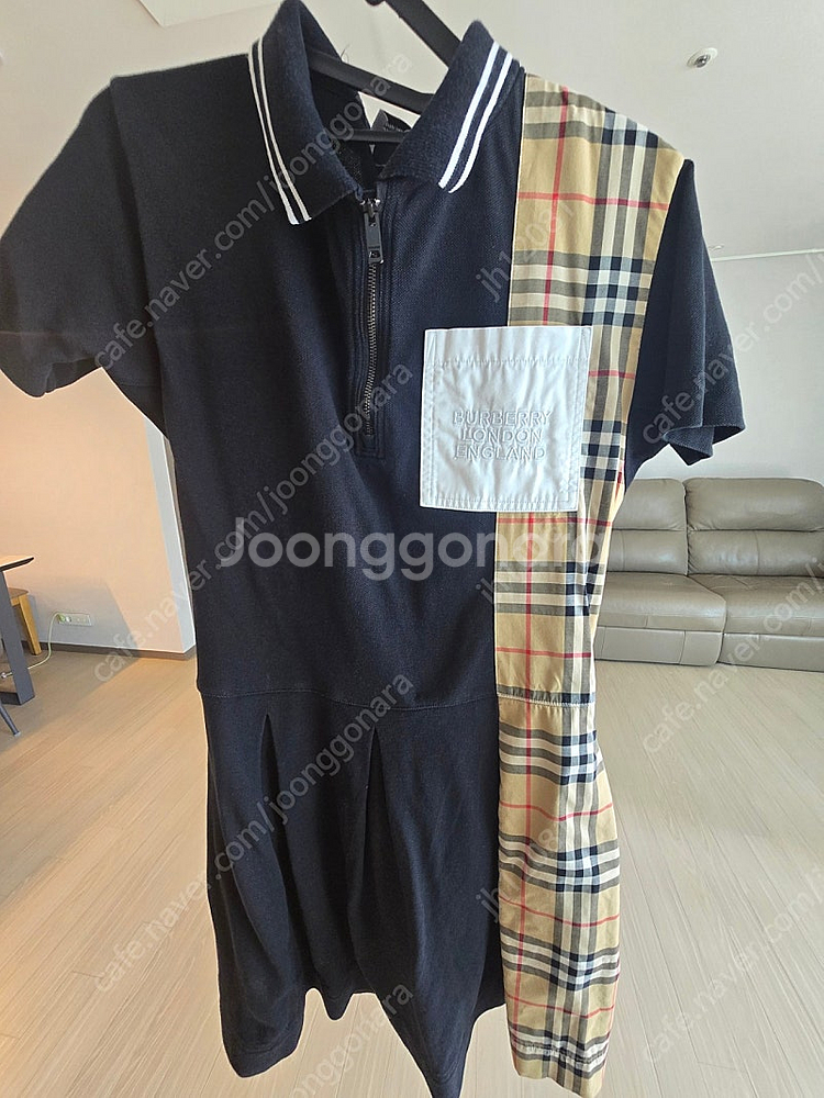 버버리키즈 반팔원피스--2