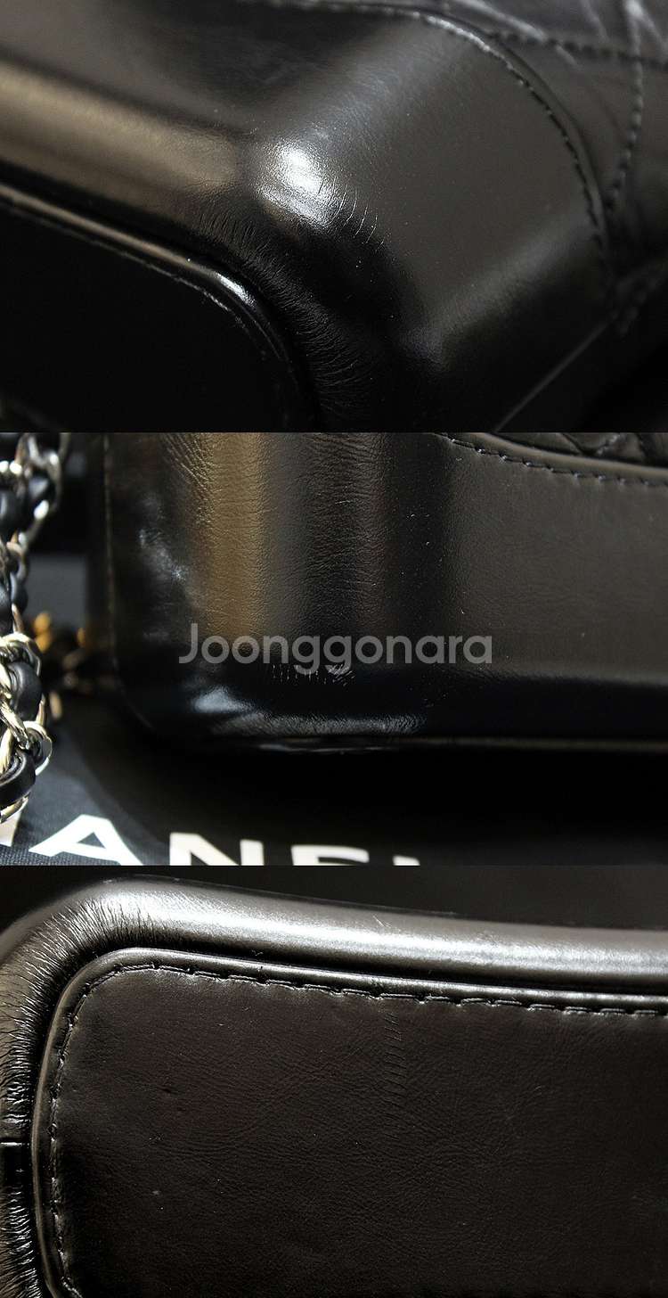 [중고명품다올] 샤넬 가브리엘 호보 스몰 블랙 숄더 크...--3