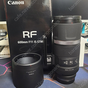 캐논 rf600mm f11 + 전용 롱 플레이트