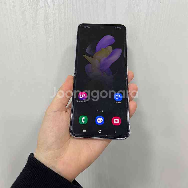 81252 특S급. 갤럭시Z플립4 256기가 퍼플 삼성...--0