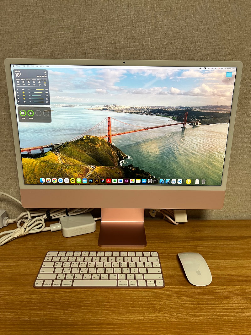 아이맥 24인치 m1 8GB 512GB