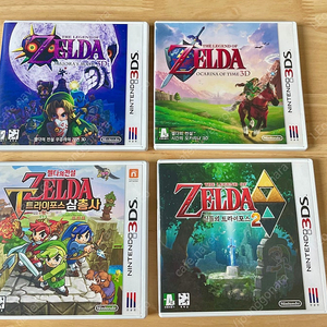 3ds 젤다 시간의오카리나..트라이포스2.트라이 삼총사