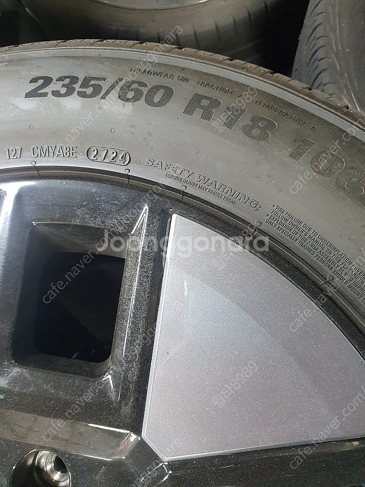 싼타페 mx5 18인치 휠타이어 임판급 판매--0