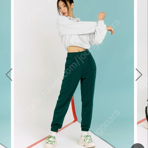 젝시믹스 핀턱 조거팬츠 어텐션그린m 운동복 요가복 헬스복