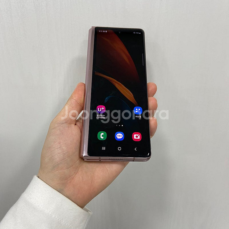 81525 갤럭시Z폴드2 브론즈 256GB 부산 중고폰...--2