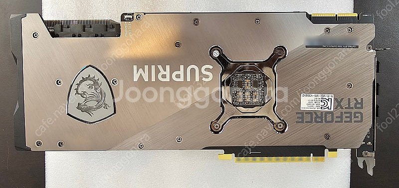 RTX 3090 MSI 슈프림 제품 판매 합니다. 무상...--1