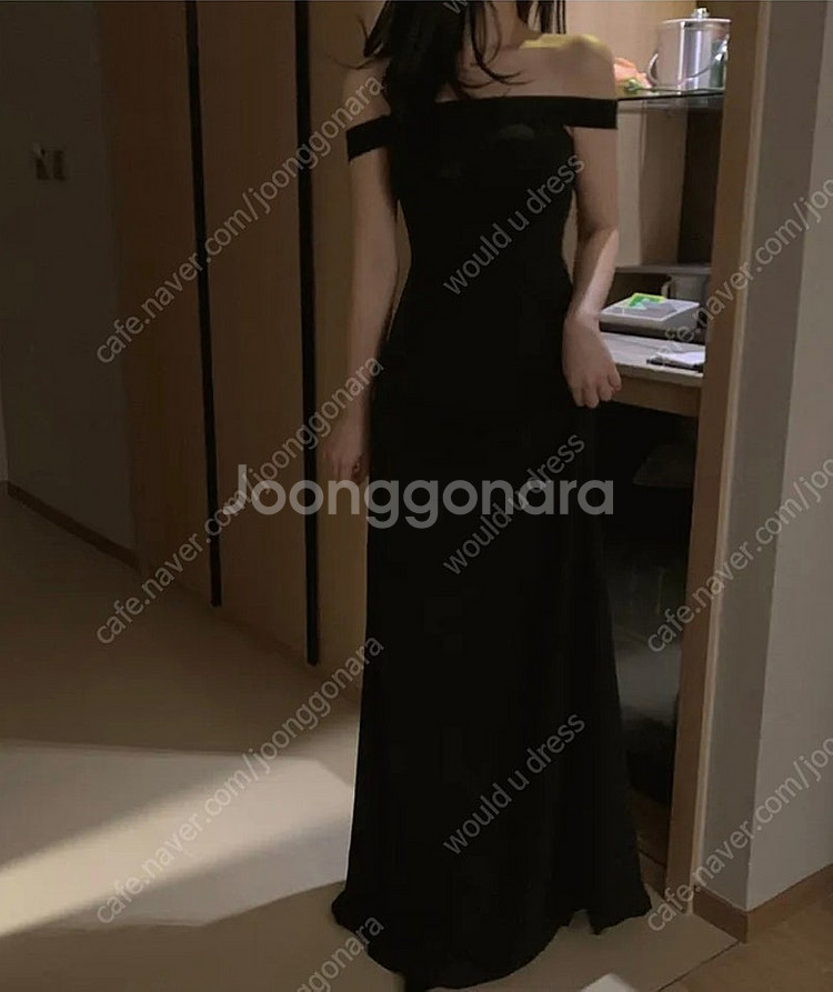 블랙드레스 유색드레스 판매합니다! 피로연드레스 2부드레...--1