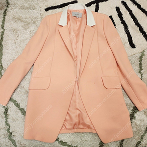 온앤온 살몬 핑크 복숭아 핑크 여성용 자켓