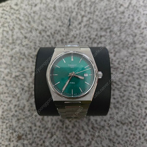 티쏘prx 35mm 녹판 쿼츠
