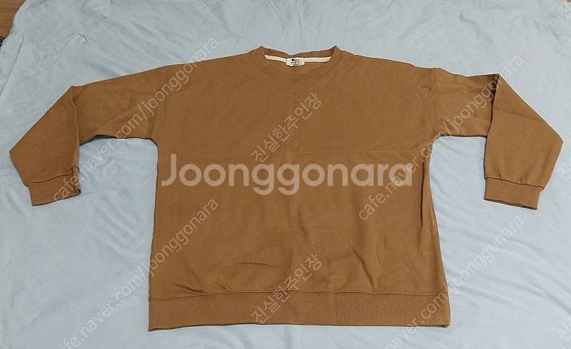 미개봉 새상품 무지 발망 스타일 맨투맨 커플룩 XL 세...--1