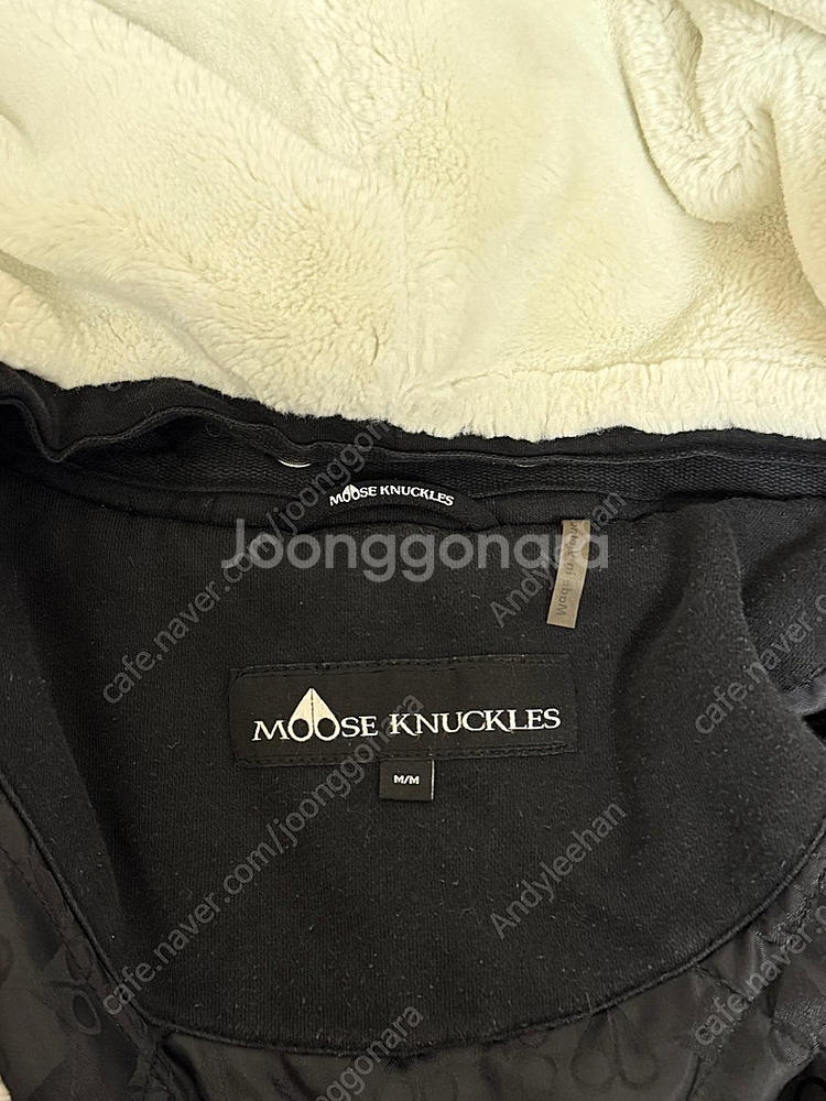 (M) 무스너클 버니스웨터 95~100 블랙--4