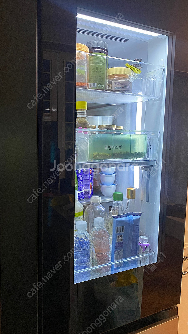 엘지 오브제 얼음정수기 노크온 냉장고--2