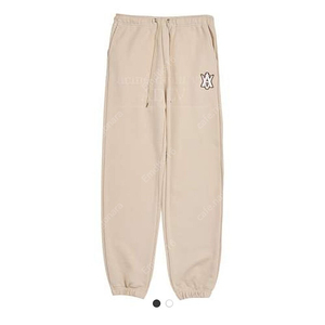 [아크메드라비] 여성 트레이닝바지 A LOGO EMBLEM PATCH SWEAT PANTS BEIGE-A컬러패치