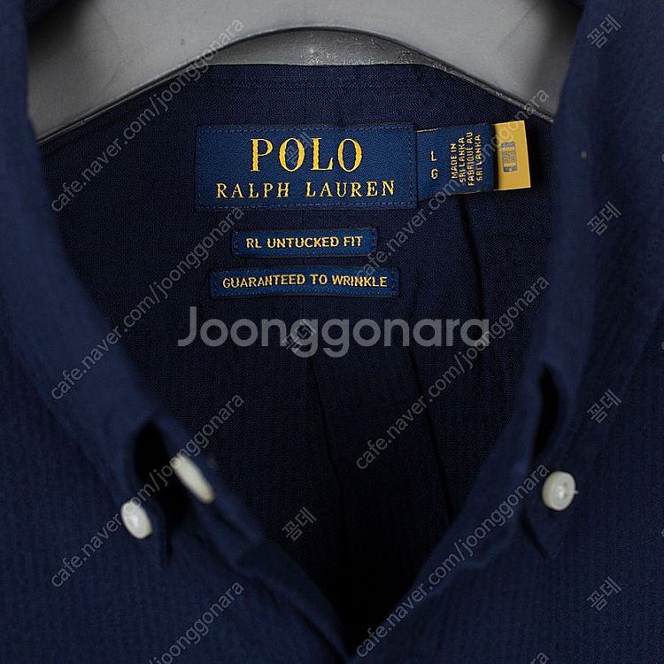 [L,XL]폴로랄프로렌 프렙스터 시어서커셔츠 팝니다--1