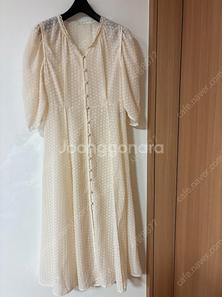 지컷 콩단추 시스루 벌룬 퍼프 롱원피스 돌잔치 백일잔치...--5