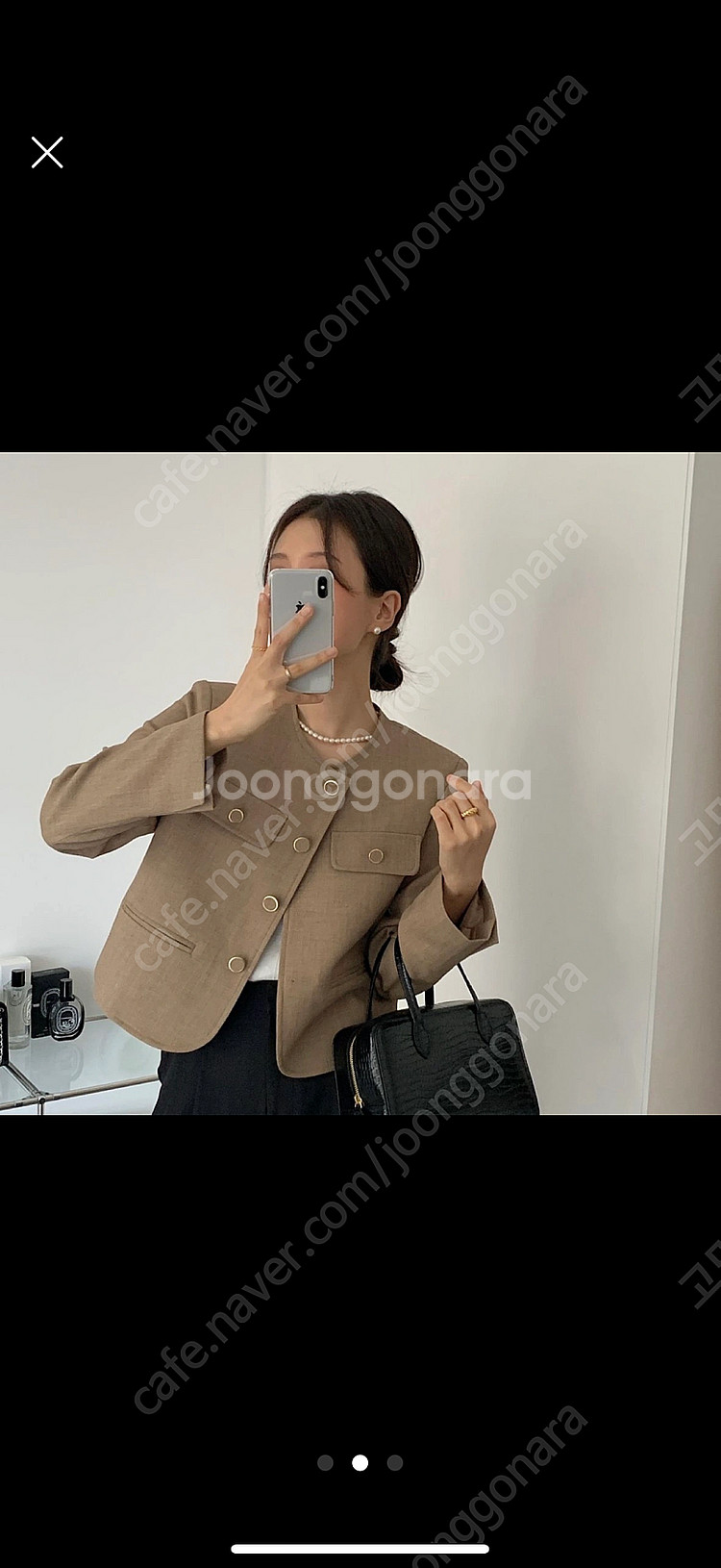 여성 라운드넥 자켓 / 오피스룩 / 하객룩 자켓--1