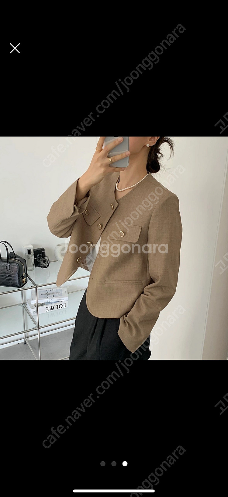 여성 라운드넥 자켓 / 오피스룩 / 하객룩 자켓--2