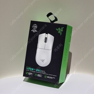 레이저 바이퍼 V3 Pro 화이트 게이밍 마우스 미개봉