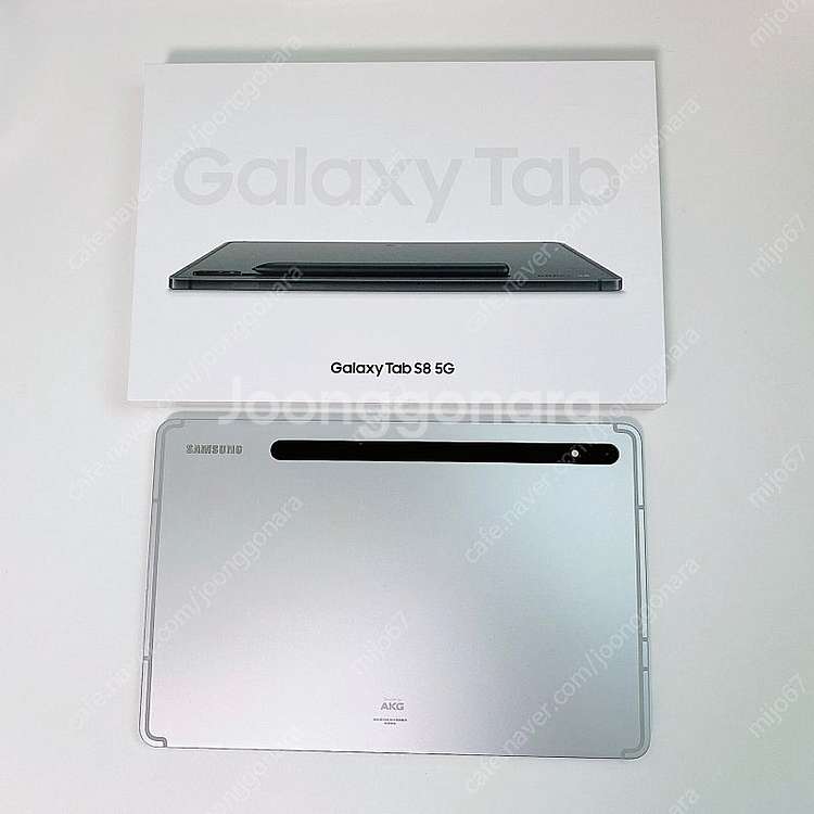 S급 풀박스 갤럭시탭S8 5G 실버 128기가 자급제 ...--0