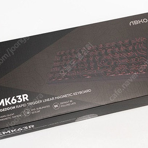 COX CMK63R 아마겟돈 에디션 저소음 자석축 래피드트리거 게이밍 키보드