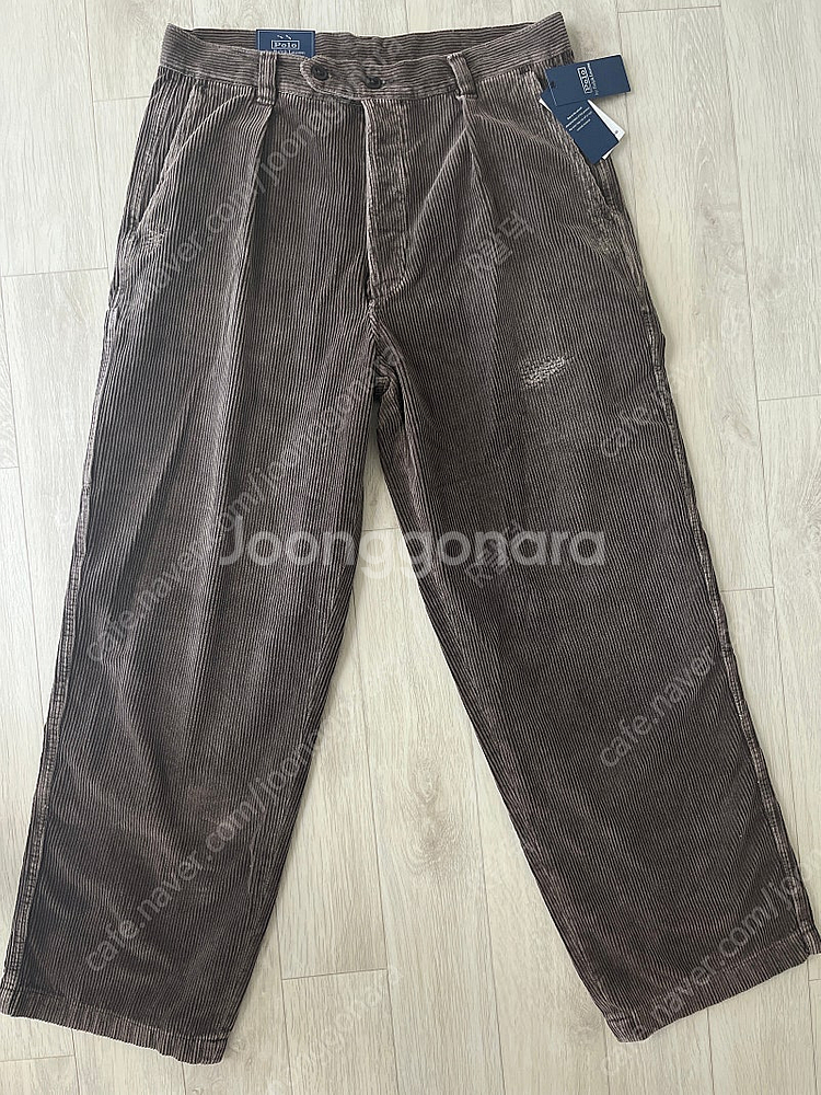 폴로랄프로렌 릴렉스핏 카펜더 코듀로이 디스트레스드 팬츠 32X32사이즈 새제품 더블알엘,RRL,lvc,풀카운트,웨어...--0