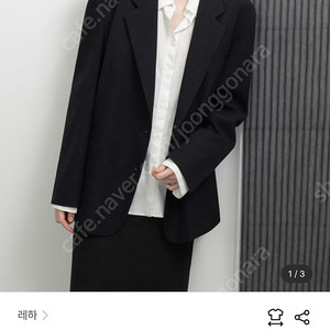 Leha 레하 DADDY’S WOOL BLAZER (BLACK)