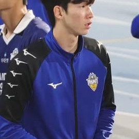 [새상품] k리그 충남아산fc프로 축구팀 선수지급용 트레이닝 집업 XL
