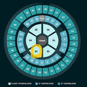 데이식스 콘서트 5/17 토요일 막중콘 스탠딩 S3 76n번대