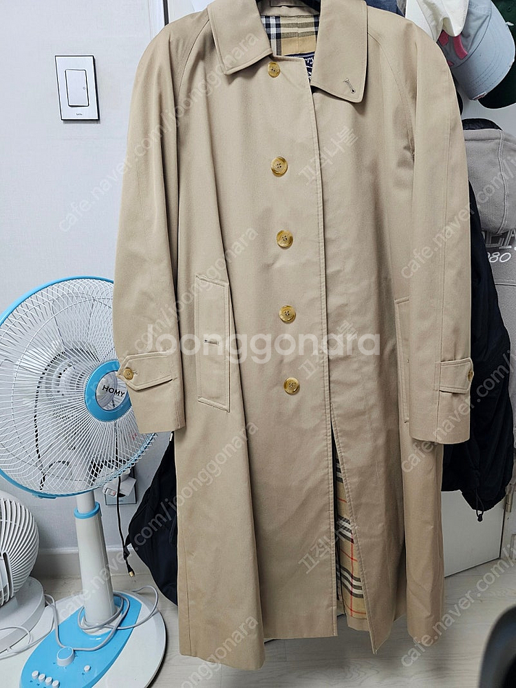 버버리 롱 헤르티지 카 코트--0