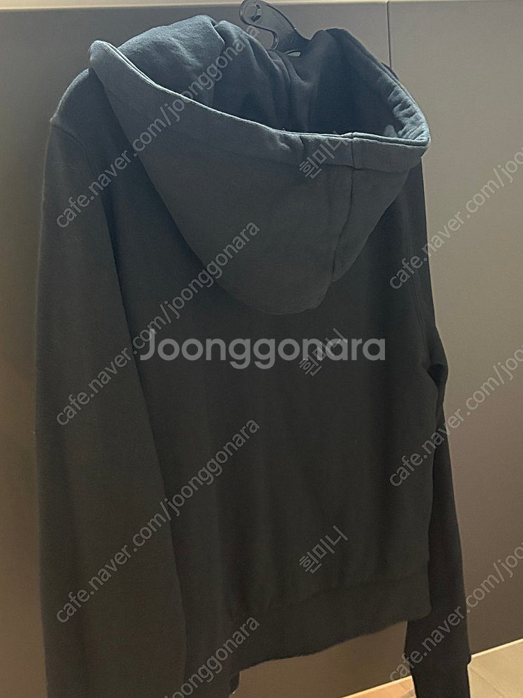 메종키츠네 여성 후드집업 M 블랙--2