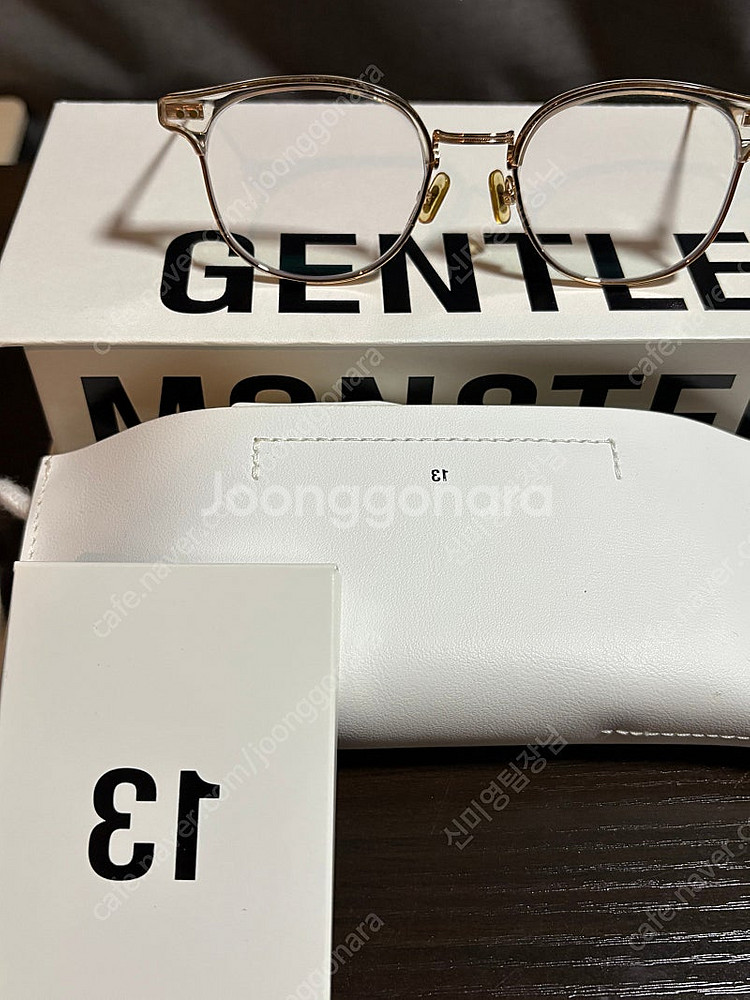 젠틀몬스터 하금테 알리오 C1 풀박스 블루라이트 렌즈--4