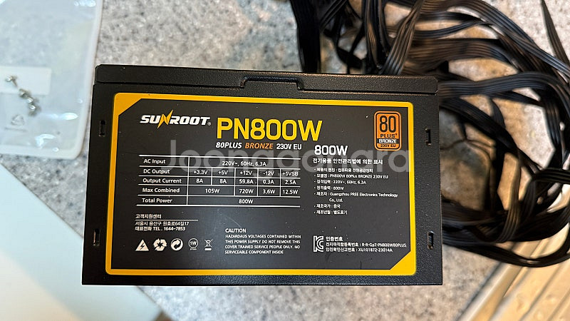 썬루트 PN800W 80PLUS브론즈 ATX3.0 파워--1