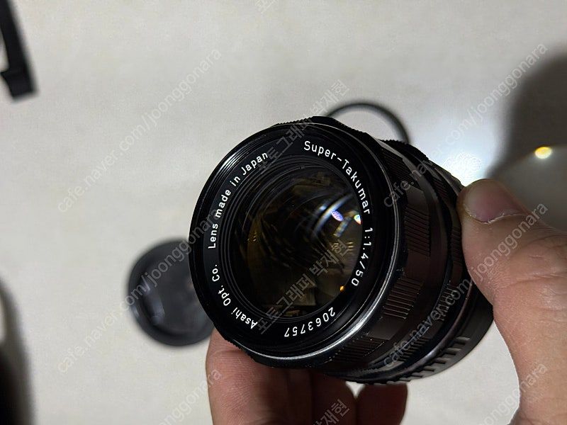 50mm f1.4 슈퍼타쿠마 민트급 + m42 소니e 마운트 컨버터 팝니다--2