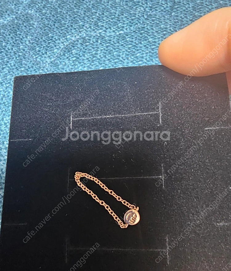 디디에두보 14k스마일 반지--1