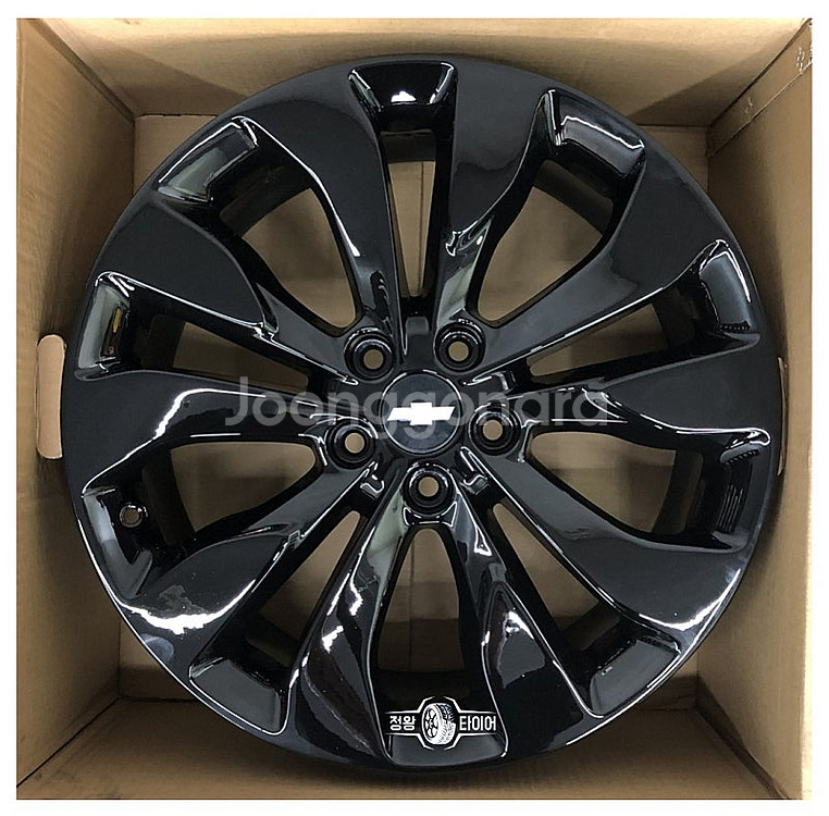 올뉴말리부 19인치 흠집없는 블랙 휠 호환차종 캡티바 올란도 트레일블레이저--4