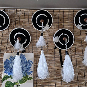 상모(벙거지 진자 부포 물채)