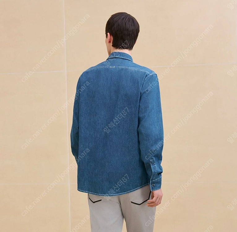 에르메스 데님 셔츠 39 사이즈( L 사이즈) 팝니다.--1