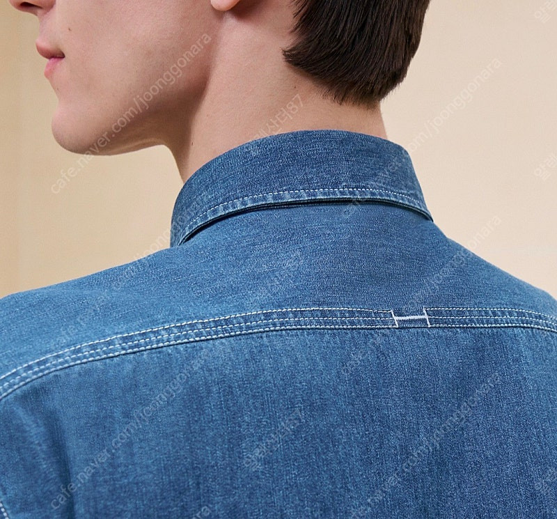 에르메스 데님 셔츠 39 사이즈( L 사이즈) 팝니다.--2