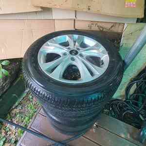 타이어+휠 215/ 55 R 17