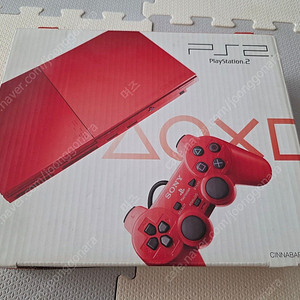 PS2 슬림 정발 레드 밀봉팝니다.