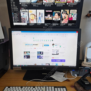 [판매중] 삼성 데스크탑 컴퓨터 i5 엘지24인치 듀얼모니터 판매