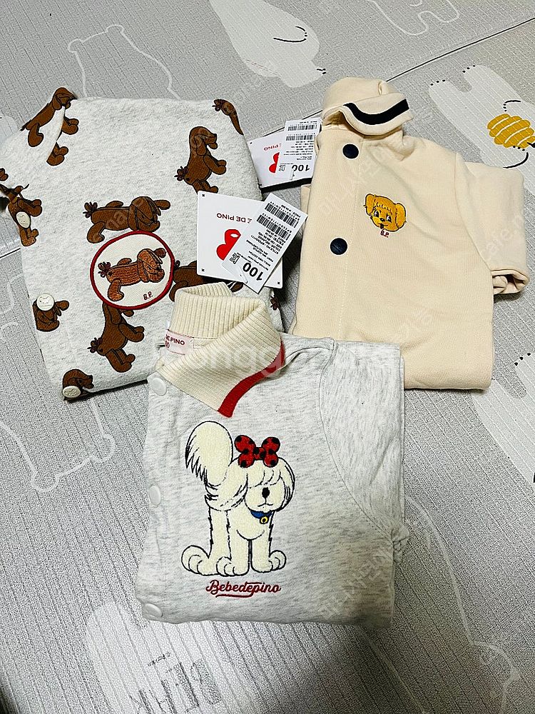 베베드피노 오버롤 100 새상품 외(기저귀스냅o)--0
