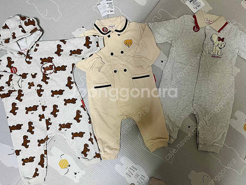 베베드피노 오버롤 100 새상품 외(기저귀스냅o)--1